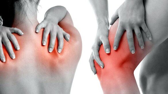 dolore ai muscoli e alle articolazioni come sintomo della presenza di parassiti