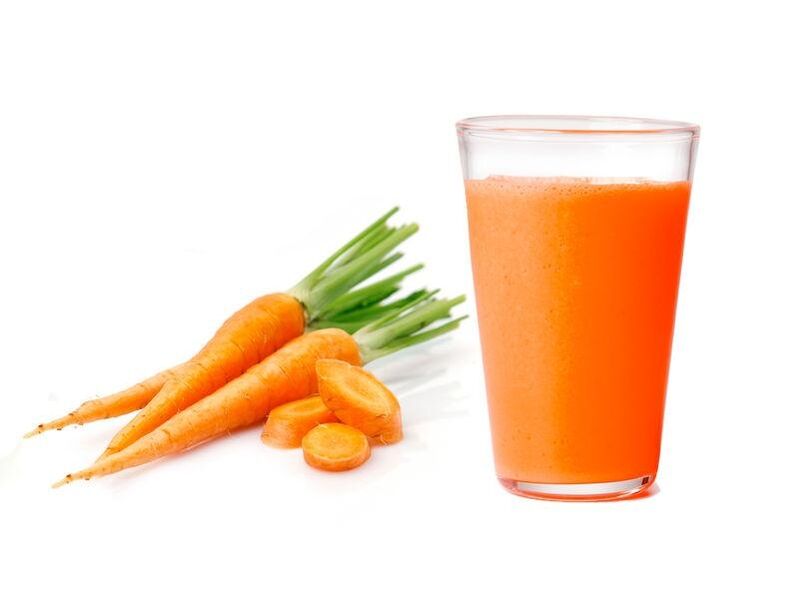 Il succo di carota pulirà il corpo dei bambini dai parassiti