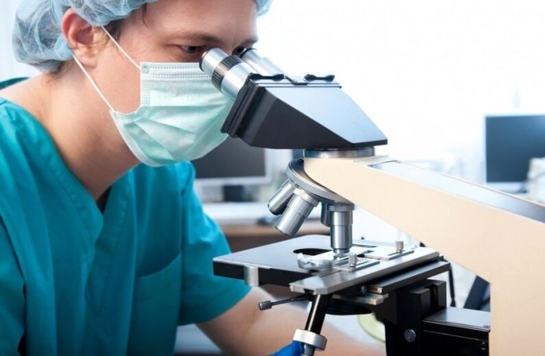 diagnosi di parassiti nel corpo