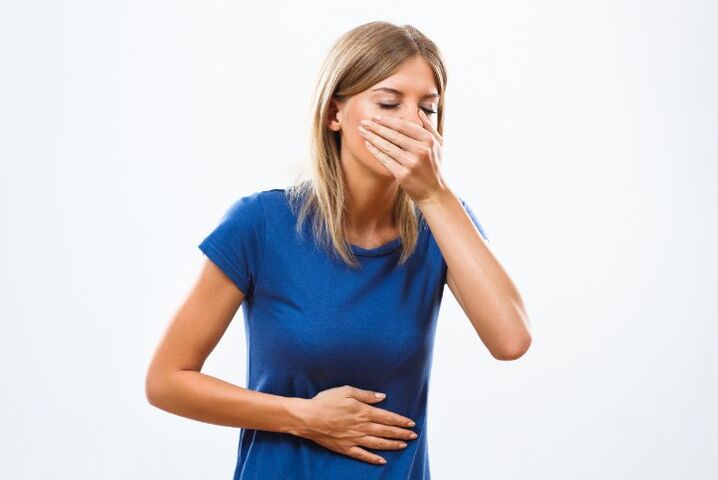 dolore addominale e nausea dovuti a parassiti nel corpo